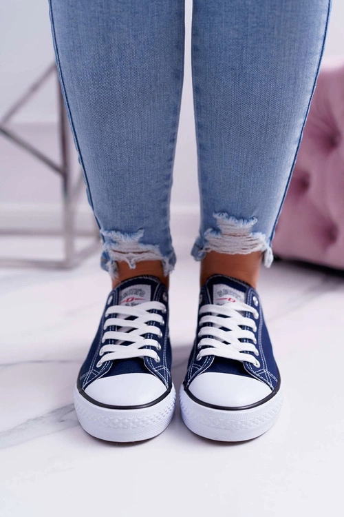 Trampki Damskie Niskie Smith's Granatowe