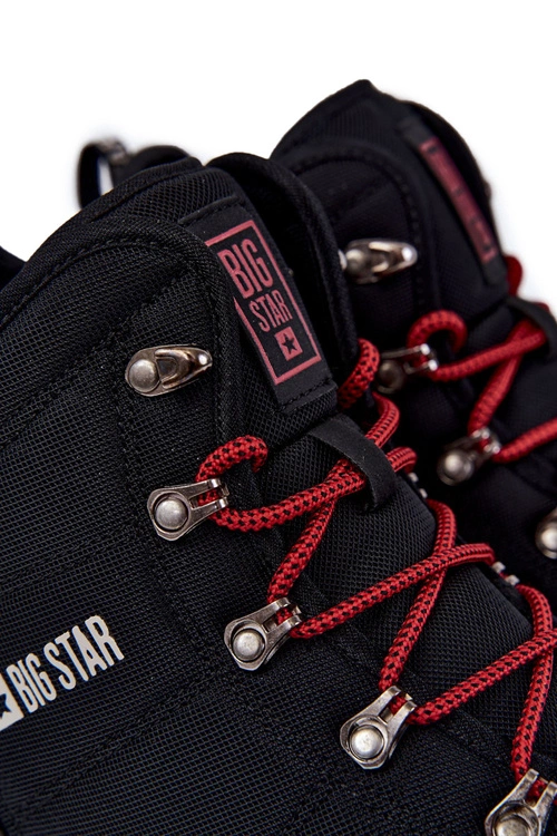 Męskie Buty Trekkingowe Memory Foam Big Star KK174112 Czarne