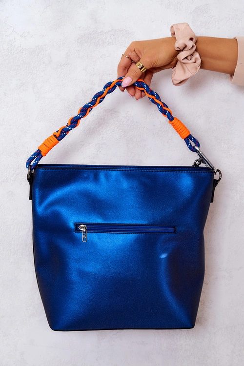 Klasyczna Skórzana Torebka Nobo M1280-C012 Granatowe