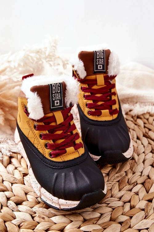 Dziecięce Ocieplane Botki Big Star II374072 Camel