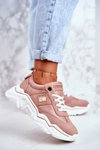 Damskie Sportowe Buty Sneakersy Big Star GG274210 Różowe