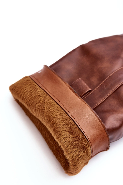 Ocieplane Damskie Kozaki Przed Kolano Na Słupku Brązowe Genzani