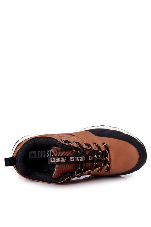 Sportowe Męskie Buty Big Star II174180 Brązowe