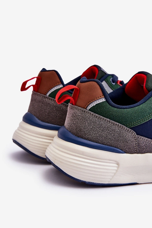 Męskie Buty Sportowe Memory Foam Big Star LL174237 Multikolor