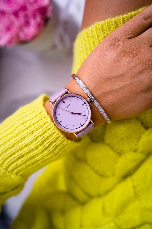 Damski Zegarek Ernest Fioletowy Belven