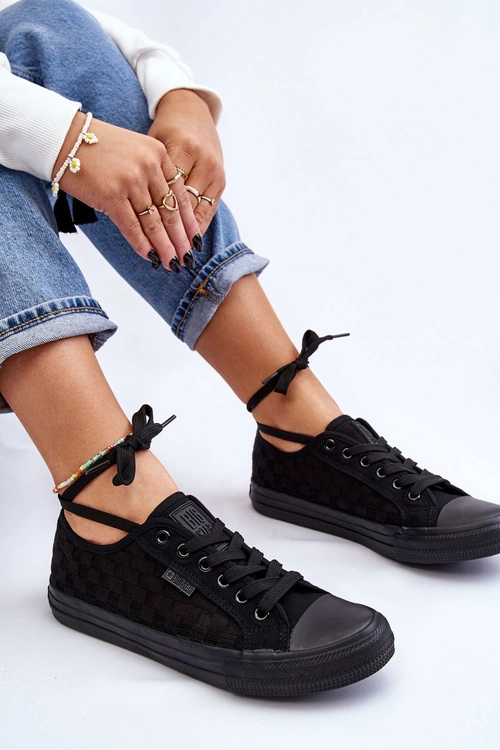 Klasyczne Niskie Trampki Big Star LL274072 Czarne