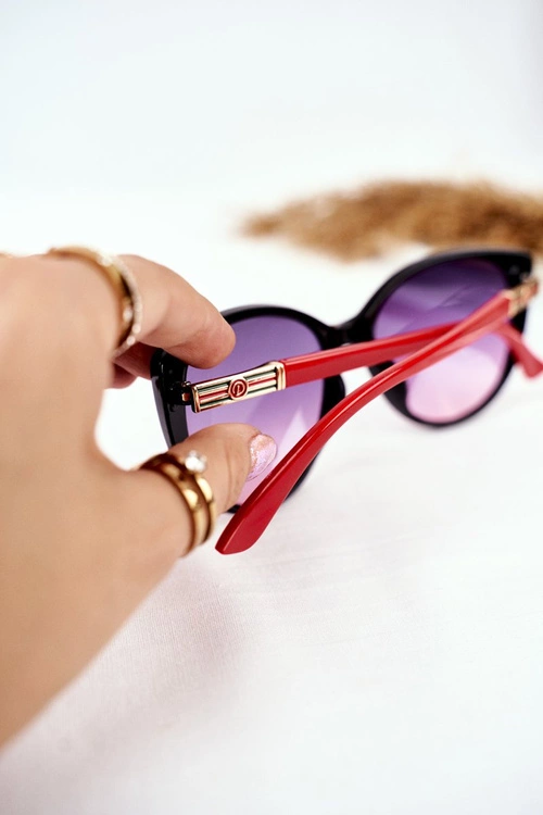 Okulary Przeciwsłoneczne Prius PR-V69 Czarne Różowy Gradient