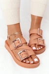 Pachnące Gumowe Klapki Eco Friendly ZAXY HH285105 Camel