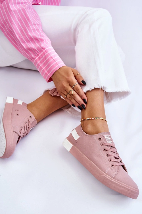 Damskie Niskie Trampki Big Star LL274040 Różowe