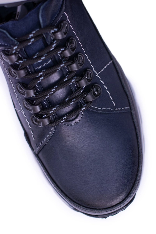 Półbuty Męskie Granatowe Outdoor Ivar2