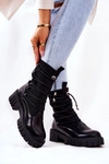 Botki Workery Ze Skarpetą Czarne Connor
