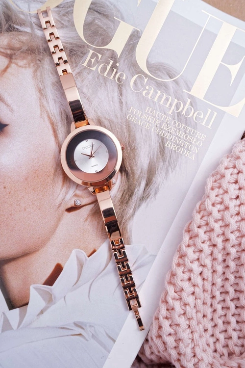 Damski Zegarek Clock'Up Różowe Złoto Savage