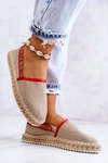 Materiałowe Espadryle Wsuwane Big Star JJ274879 Beżowe