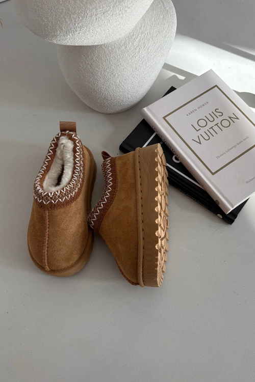 Śniegowce Dziecięce Z Haftem Camel Prina