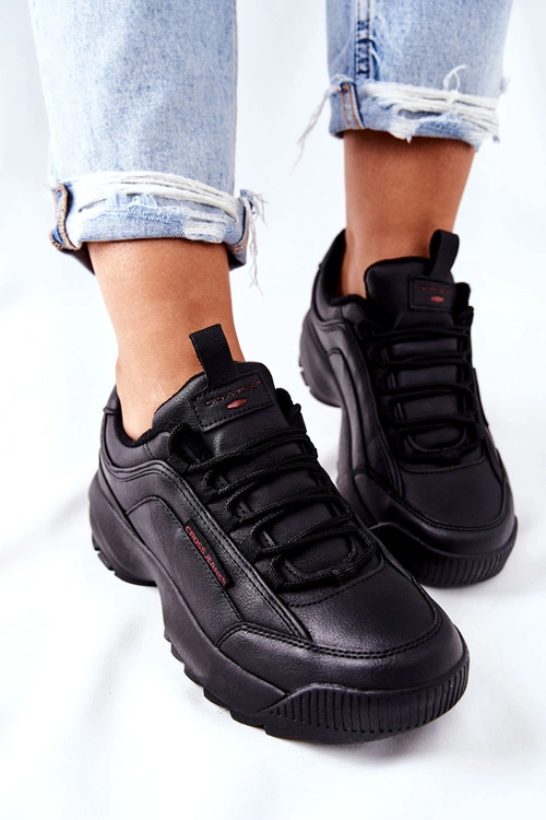 Sportowe Buty Cross Jeans Czarne EE2R4134C