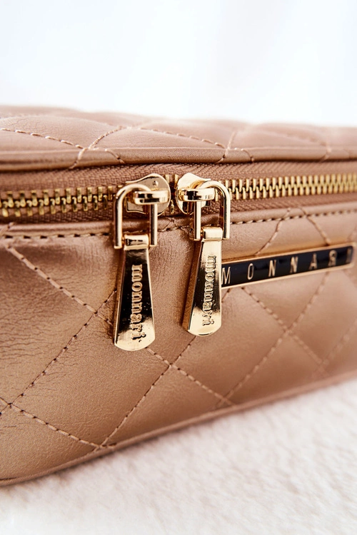 Kosmetyczka Pikowana Monnari CSM0030-024 Złota