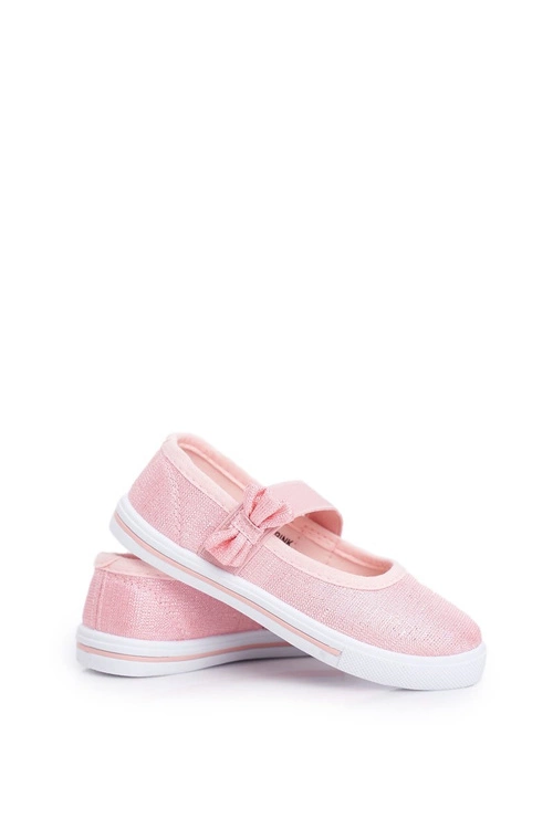Dziecięce Tenisówki Balerinki Różowe Bianka