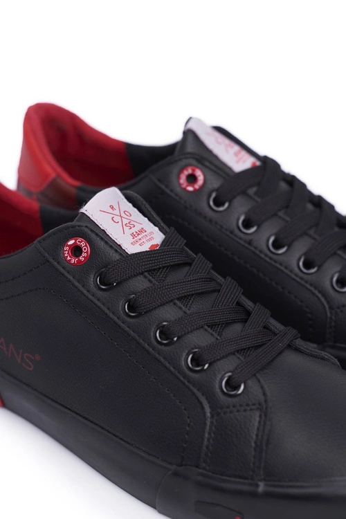 Trampki Męskie Cross Jeans Czarne EE1R4046C