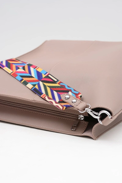 Damska Duża Torba Pudrowy Róż