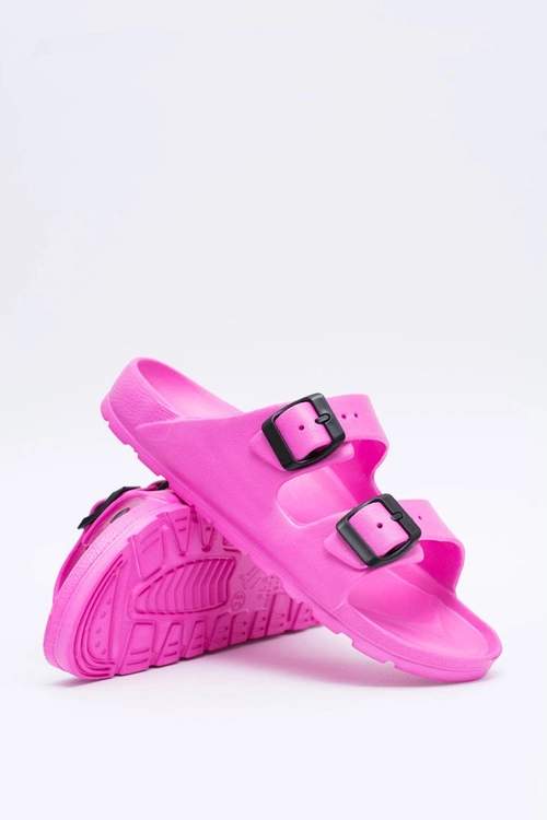 Klapki Damskie Lekkie Ogrodowe Różowe