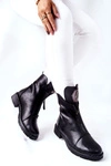 Klasyczne Botki Sztyblety Czarne Edison
