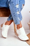 Damskie Sportowe Buty Sneakersy Biało-Beżowe Maddie