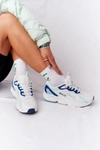 Damskie Sportowe Buty Memory Foam Big Star HH274810 Biało-Zielone