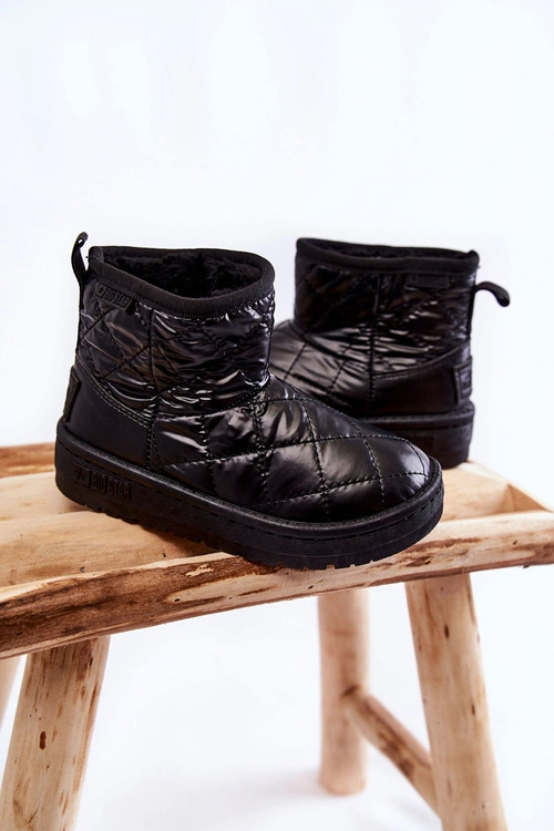 Dziecięce Ocieplane Botki Śniegowce Big Star KK374242 Czarne