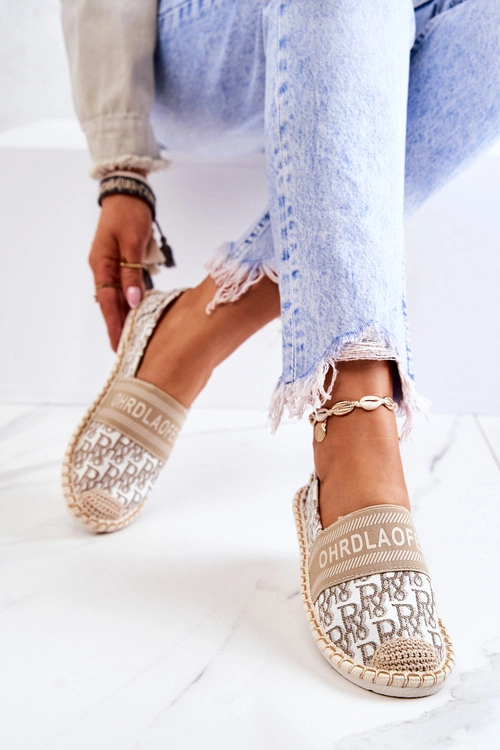 Klasyczne Espadryle Beżowe Warm Time