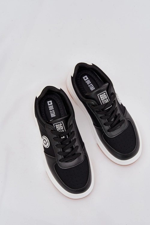 Sneakersy Damskie Na Platformie Big Star RR274573 HI-POLY SYSTEM Czarne