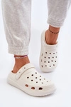 Damskie Piankowe Klapki Białe Ilariana