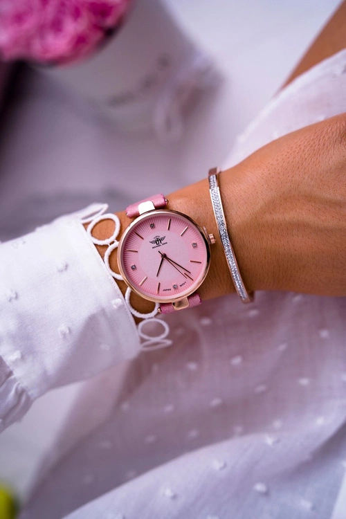 Damski Zegarek Michael John Różowy Narsen