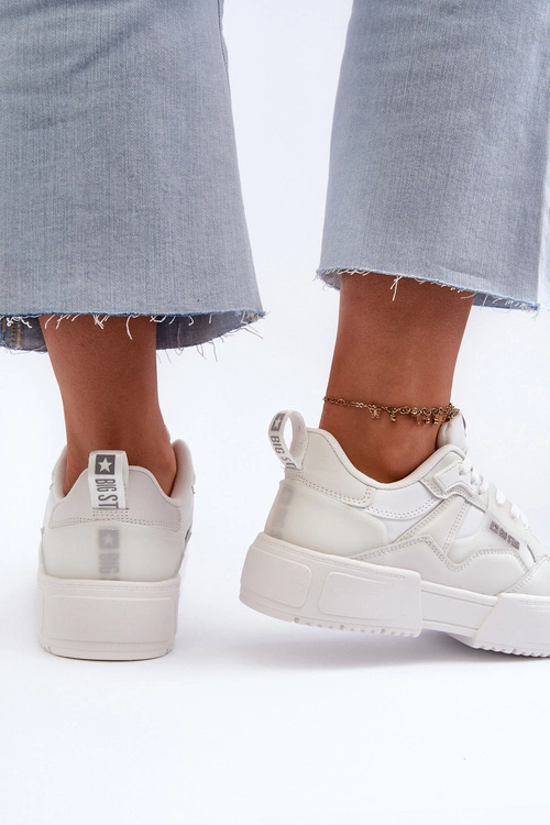 Sneakersy Damskie Big Star NN274357 Memory Foam System Białe