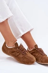 Buty Sportowe Damskie Z Eko Zamszu Camel Dorella 