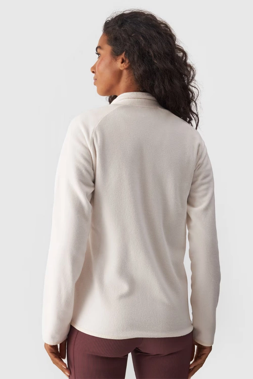 Polar Damski Regular Ze Stójką 4F 4FWMM00TFLEF294-12S Kremowy