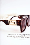 Damskie Modne Okulary Przeciwsłoneczne Marmurkowe V120045 Brązowe