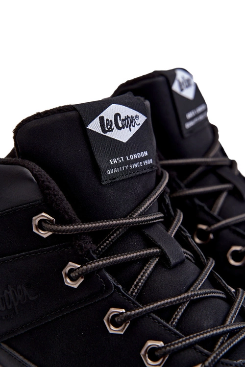 Męskie Ocieplane Botki Trapery Lee Cooper LCJ-22-01-1391 Czarne
