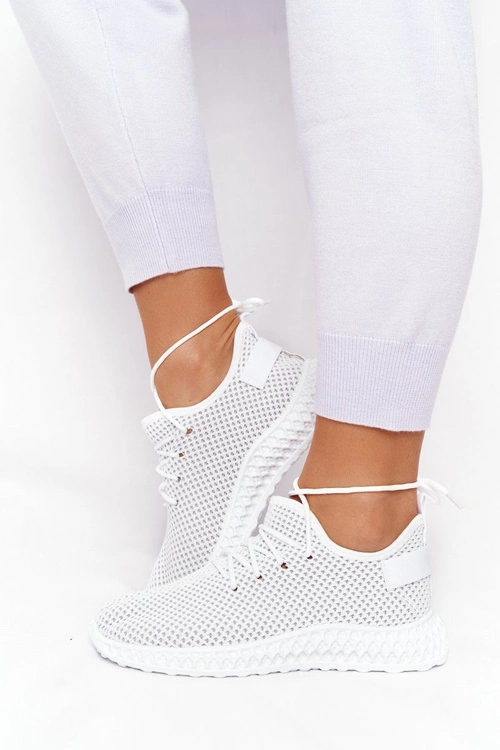 Damskie Sportowe Buty Slip-on Białe Run Away