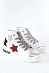 Dziecięce Wysokie Trampki Z Suwakiem BIG STAR II374029 Białe