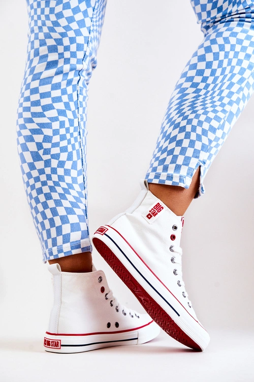 Wysokie Trampki Big Star JJ274127 Białe