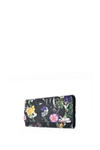 Damski Duży Portfel Kwiaty Big Star JJ674015 Czarny