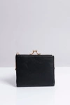 Mała Damska Czarna Portmonetka