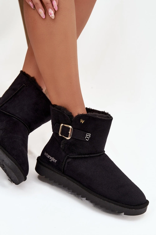 Śniegowce Damskie Z Klamrą Wrangler 20253091.25Y Czarne