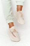 Damskie Sportowe Buty Sneakersy Beżowe Amazing