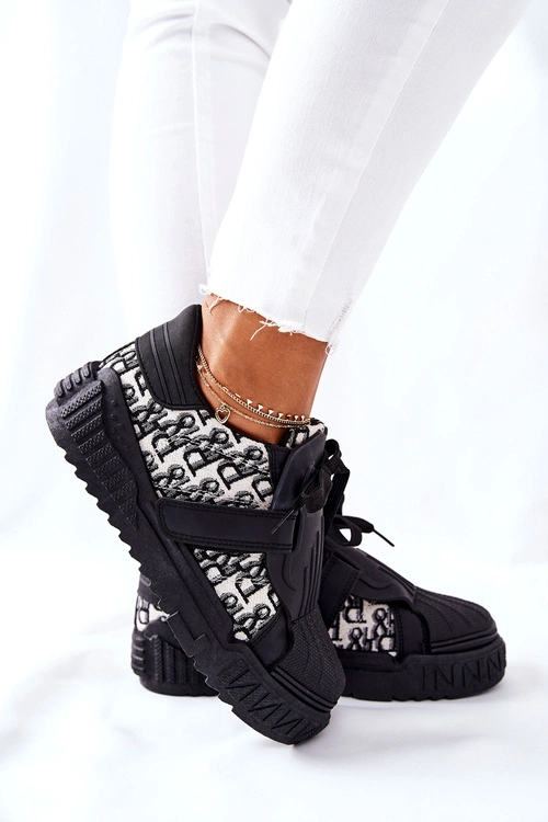 Damskie Sportowe Buty Sneakersy Czarne Dreams