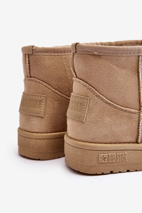 Dziecięce Śniegowce Ocieplane Beżowe Big Star MM374056