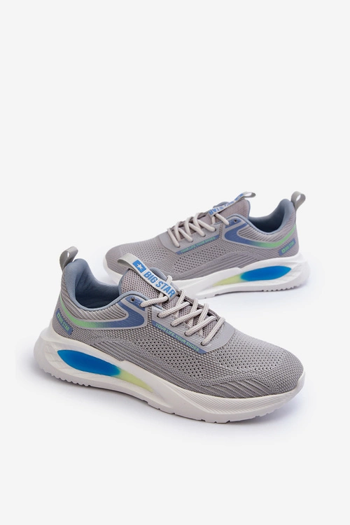 Buty Sportowe Męskie HI-POLY SYSTEM Big Star NN174372 Szare