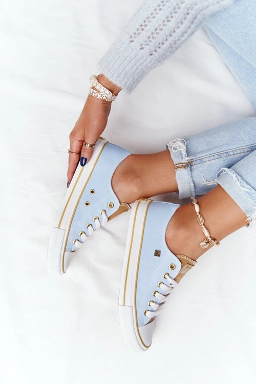 Klasyczne Damskie Trampki BIG STAR HH274457 Niebieskie