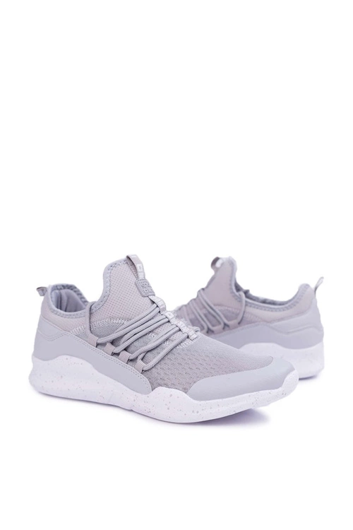 Sportowe Męskie Buty Big Star Piankowe Szare DD174386
