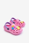 Dziecięce Piankowe Lekkie Kroksy Klapki Różowe Sweets